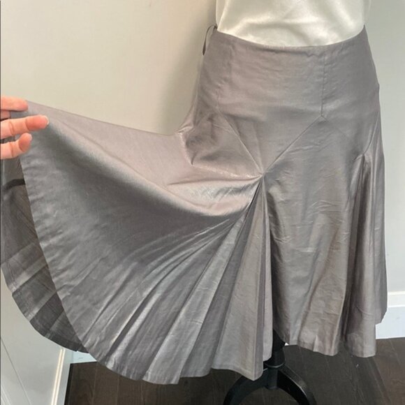 CLUB Monaco Letitia Navy and Brown Color Block Midi Pencil Sheath Dress … - Picture 2 of 15